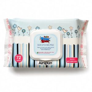 Hello Bum Bum Gentle & Pure Baby Wipes – 72 Wipes
